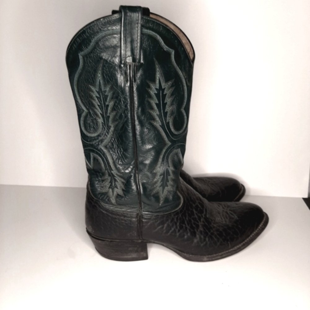 Leather boots